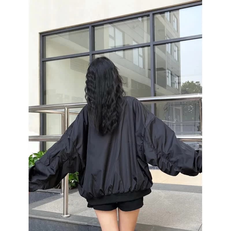 Banner Áo khoác bomber nữ Oversize khuyến mãi 2